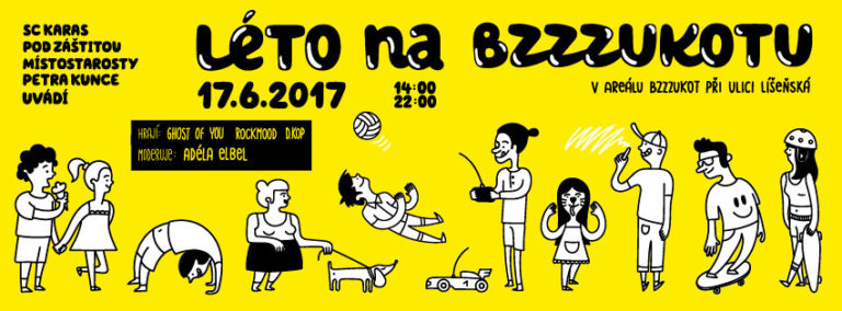 Zelená zastupitelka Jana Šťastná zve do Židenic. Přijďte v sobotu 17. 6. 2017  na Léto na Bzzzukotu!