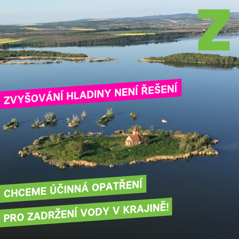Zvýšení hladiny novomlýnských nádrží není řešení