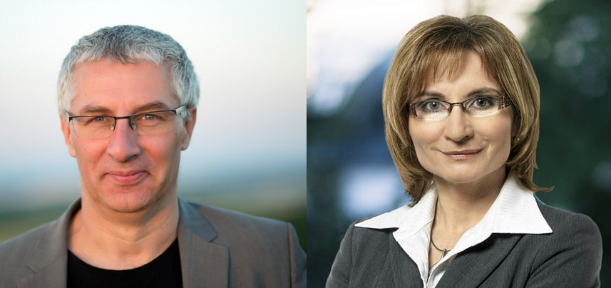 Lídři kandidátky Jan Vitula (TOP 09) a Jana Drápalová (Zelení)